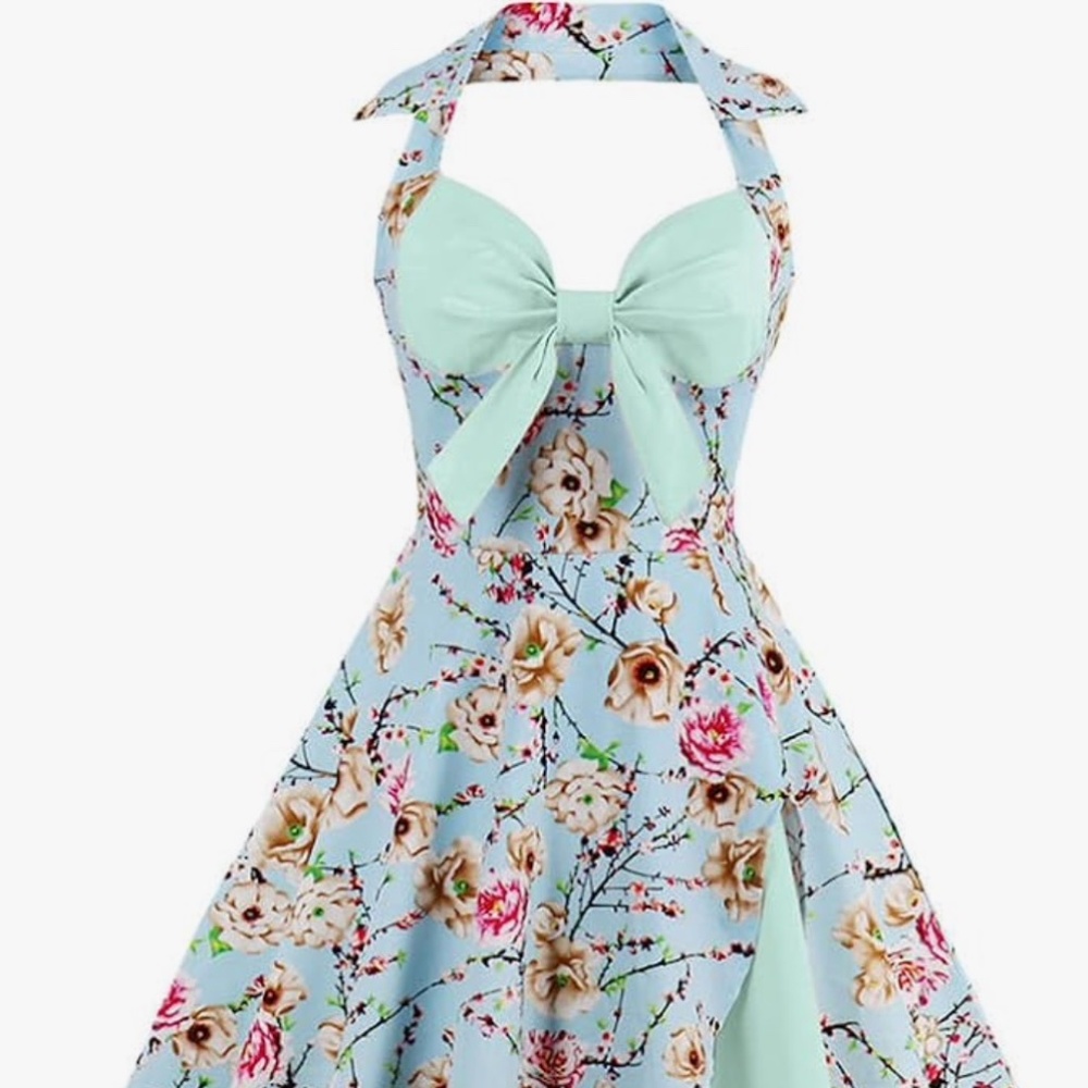 COPY - Womens Retro Floral Dress